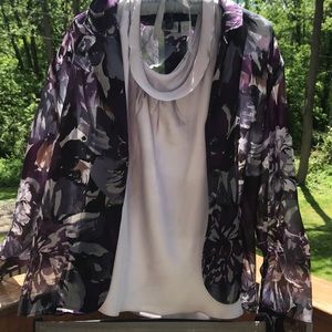 2 piece silk ensamble